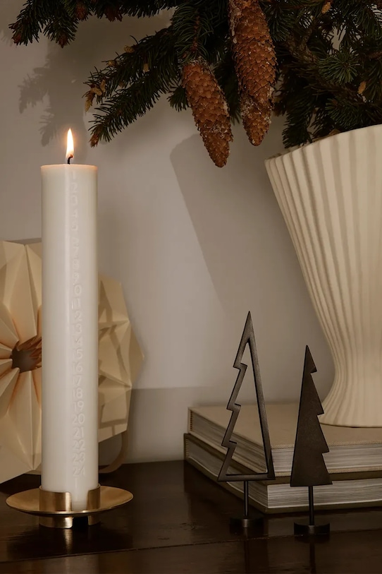 Лайфстайл Праздничная свеча ferm LIVING 1104266273 белый
