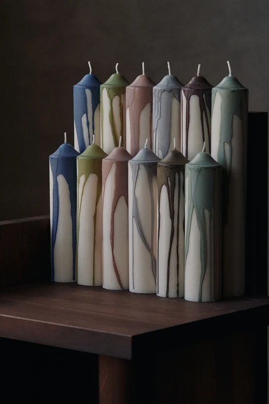 ferm LIVING świeca dekoracyjna 30 cm 1104271903 multicolor AA00