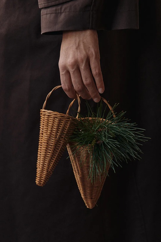 Lifestyle ferm LIVING dekoracje świąteczne 2-pack 1104271817 beżowy