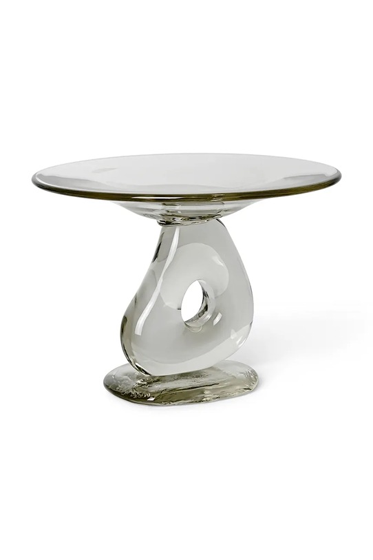 ferm LIVING patera dekoracyjna Damo Glass Centrepiece 21 cm transparentny 1104272103