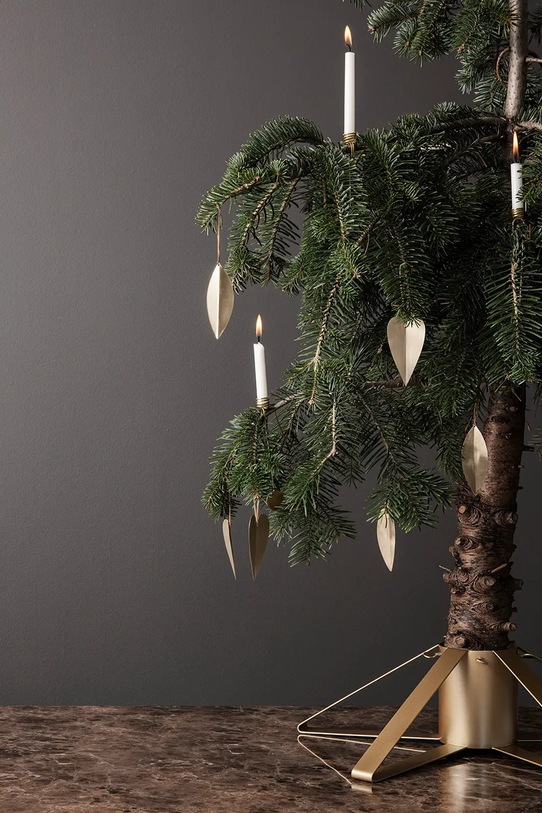 ferm LIVING ozdoba choinkowa 4-pack 24220. żółty AA00