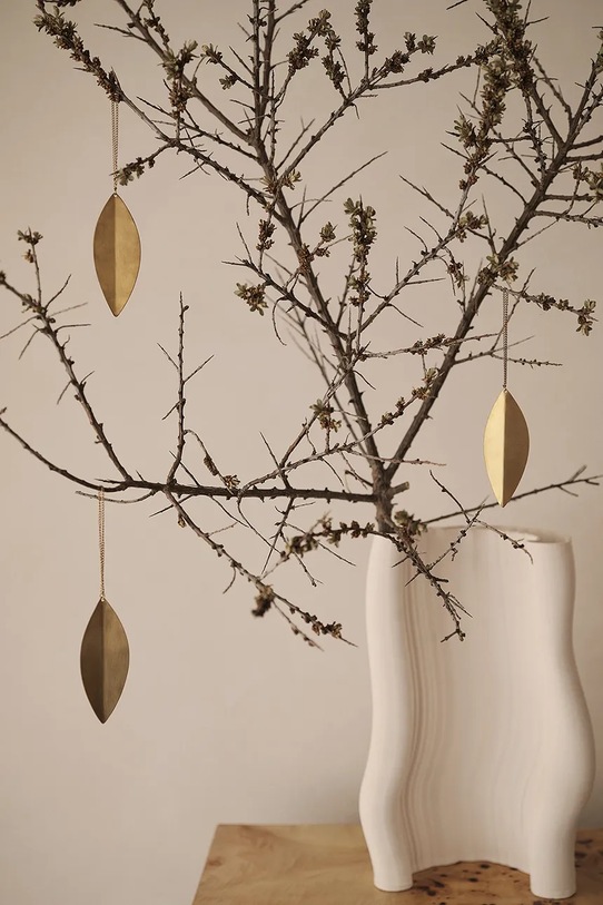 Lifestyle ferm LIVING ozdoba choinkowa 4-pack 24220. żółty