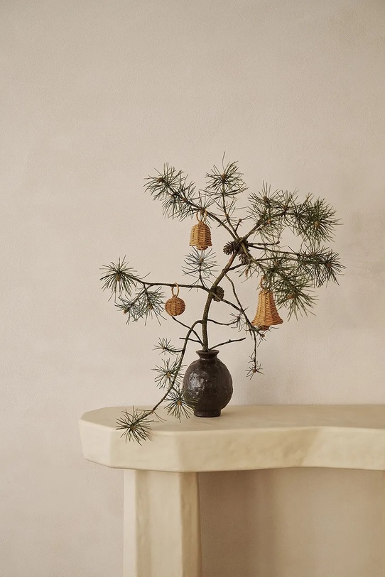 ferm LIVING ozdoba choinkowa 3-pack beżowy 1104270139