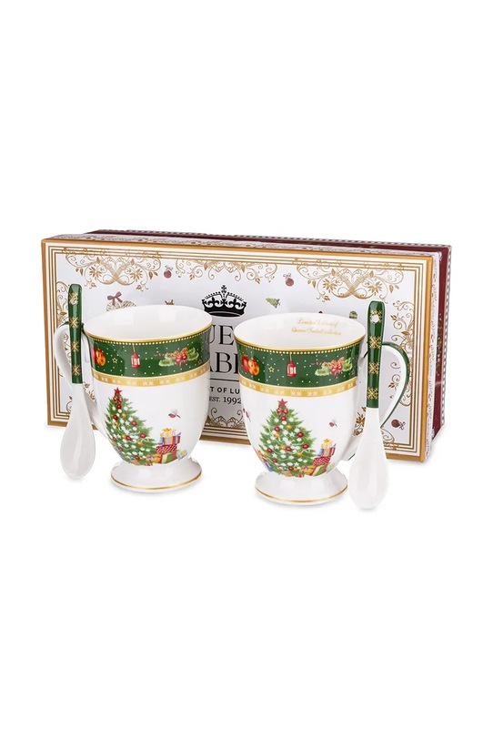 zestaw kubków z łyżeczkami dla 2 os 4-pack multicolor 162684