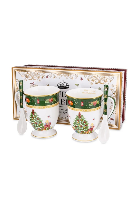 zestaw kubków z łyżeczkami dla 2 os 4-pack multicolor 162684