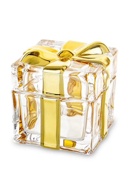 Nádoba s víkem home & lifestyle 8 x 8,5 x 8,5 cm žlutá 182099