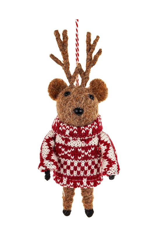 zawieszka dekoracyjna 18 x 7 x 4 cm multicolor 180508