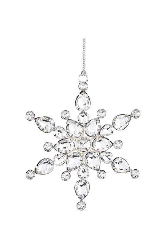 zawieszka dekoracyjna 12,5 x 10,5 x 1 cm szary 170075