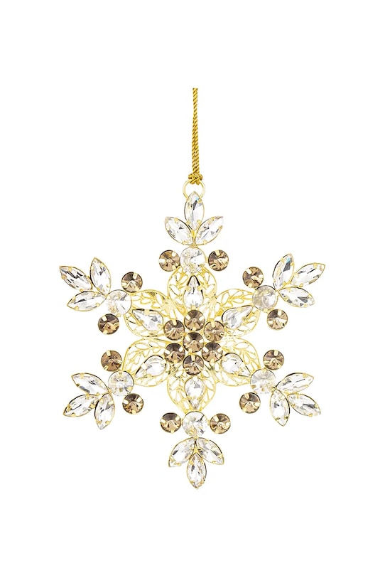 zawieszka dekoracyjna 12,5 x 10,5 x 1 cm żółty 170033