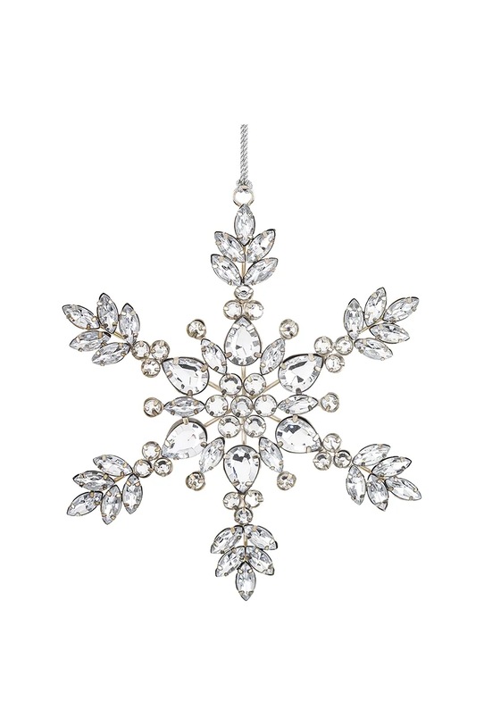 zawieszka dekoracyjna 16 x 13,5 x 1 cm szary 169865