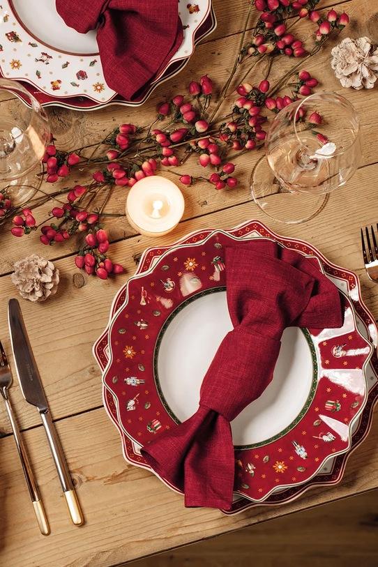 Lifestyle Villeroy & Boch talerz świąteczny 29 cm 14.8585.2620 multicolor