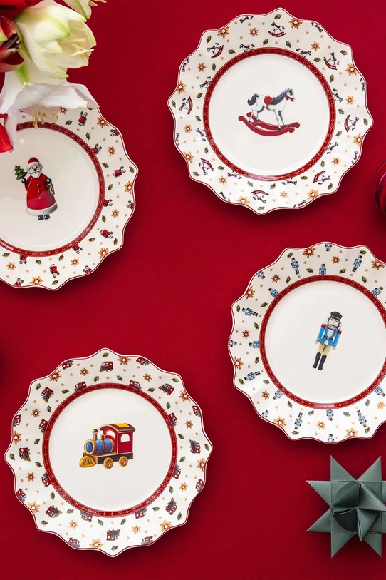 Sada tanierov Villeroy & Boch Toy's Delight Anniversary Edition 2025 24 cm 4-pak 14.8585.8815 viacfarebná AA00