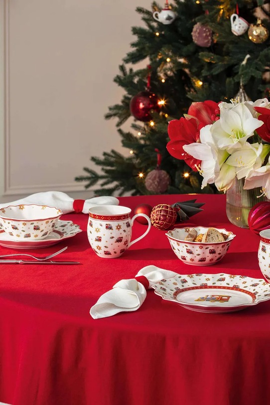Decor Sada tanierov Villeroy & Boch Toy's Delight Anniversary Edition 2025 24 cm 4-pak 14.8585.8815 viacfarebná