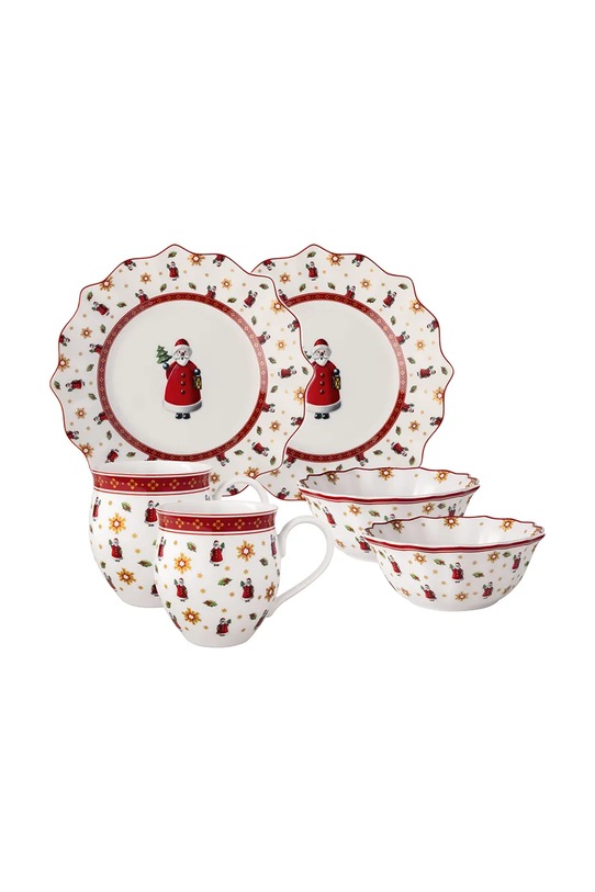 Villeroy & Boch set mic dejun pentru 2 persoane Toy's Delight Anniversary Edition 2025 6-pack multicolor 14.8585.7280