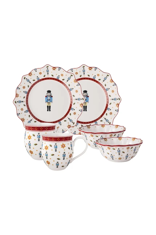 Villeroy & Boch set mic dejun pentru 2 persoane Toy's Delight Anniversary Edition 2025 6-pack multicolor 14.8585.7287