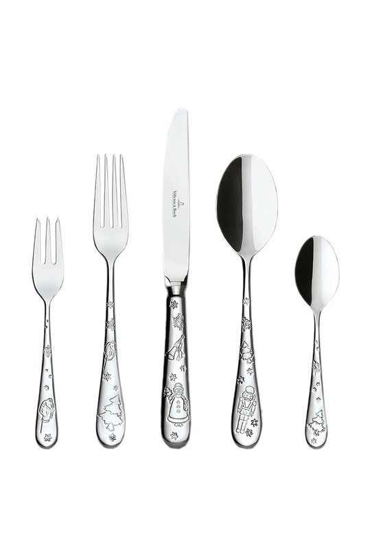 Villeroy & Boch zestaw sztućców świątecznych 30 elementów, 44 x 29 x 6,5 cm szary 12.6564.9050