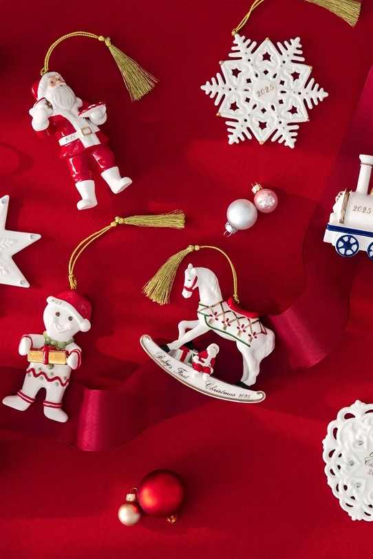 Villeroy & Boch glob de crăciun Christmas Classics 2025 9 x 4,5 x 6,5 cm multicolor 14.8675.4355