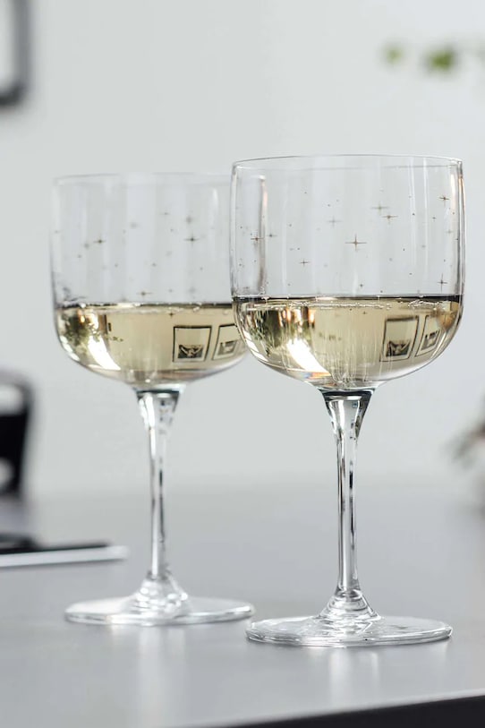 Lifestyle Villeroy & Boch kieliszek do wina Winter Glow 350 m 14.8671.8115 transparentny