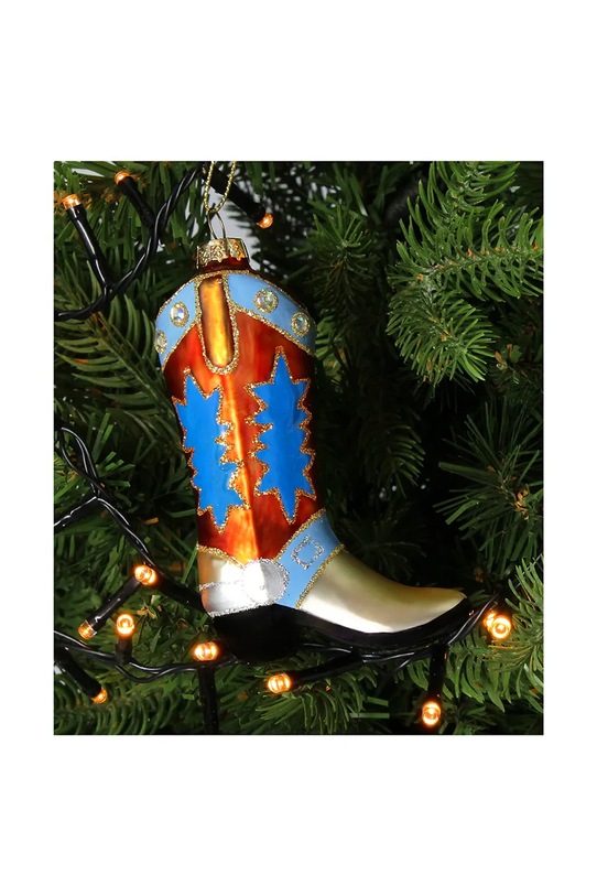 Lifestyle home & lifestyle zawieszka świąteczna 10 x 3,2 x 7 cm MAS.8547 multicolor