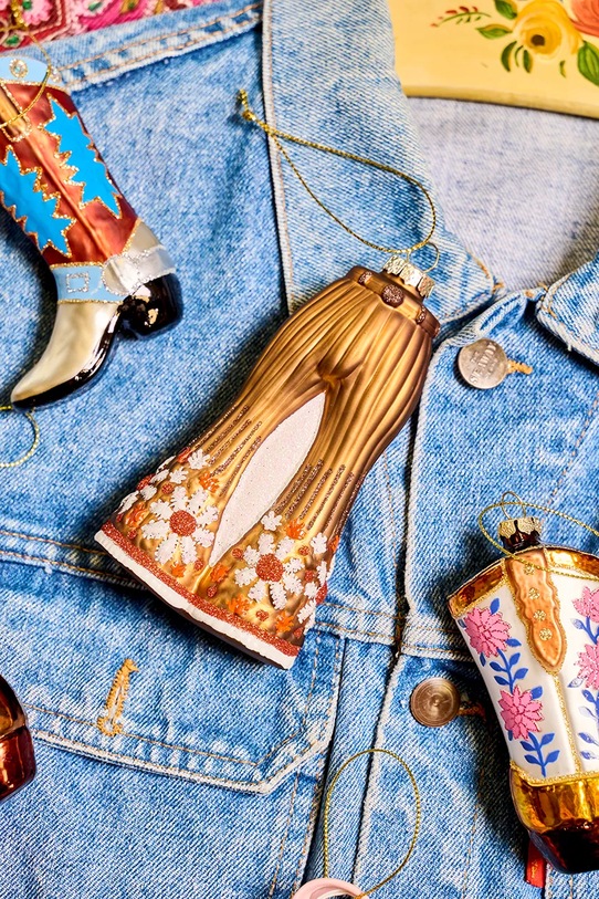 home & lifestyle zawieszka świąteczna 10 x 3,2 x 7 cm MAS.8547 multicolor