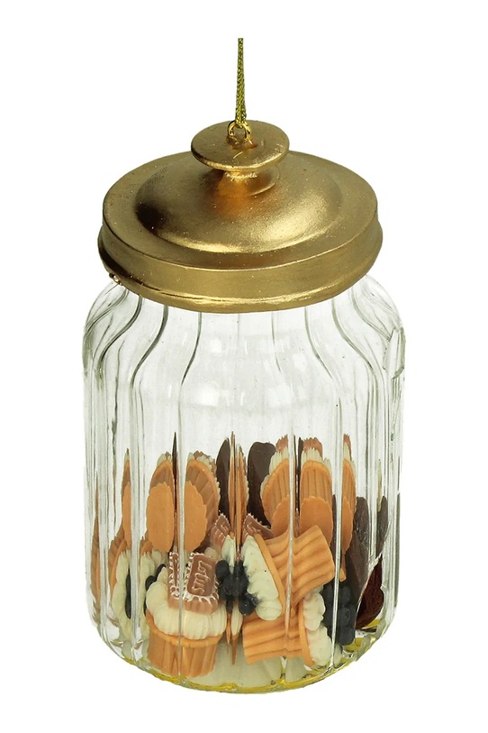 home & lifestyle zawieszka świąteczna 10,2 x 6,1 x 6,1 cm multicolor MAS.8767