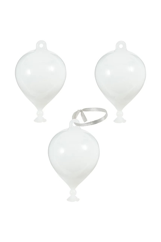 Pols Potten ozdoba choinkowa 3-pack biały 140.300.302