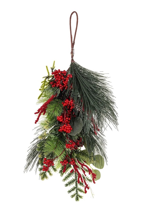 home & lifestyle gałązka świąteczna 55 x 30 x 15 cm multicolor 158456