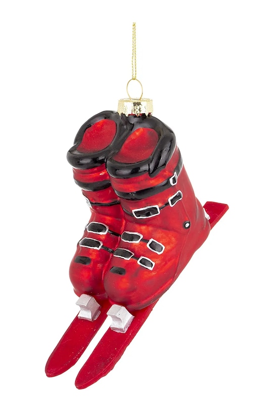 globuri de pom 8,5 x 6 x 13 cm rosu 179986