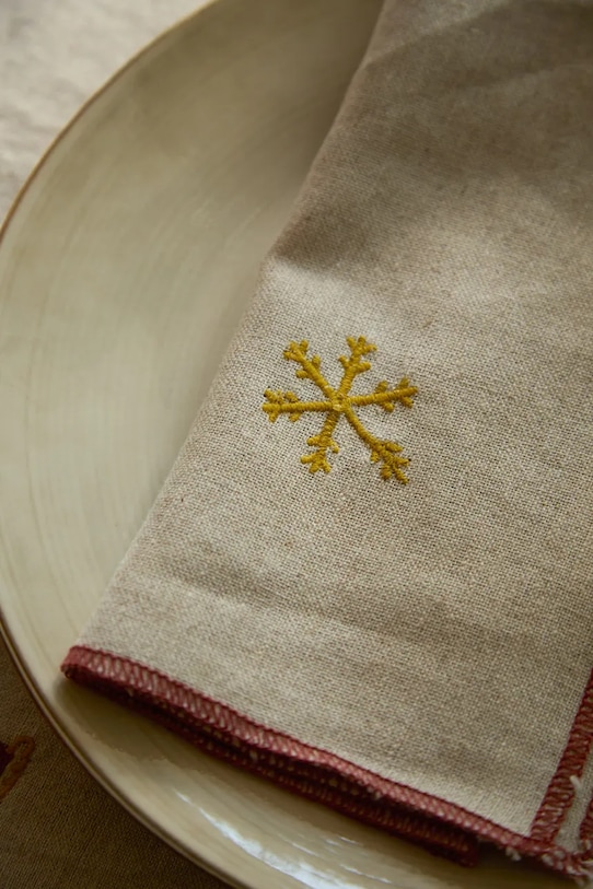 Lifestyle Calma House zestaw serwetek z lnem Joy 45 x 45 cm JOY.45S.MUL multicolor