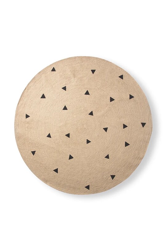 Килим ferm LIVING Black Triangles L бежов 8162.