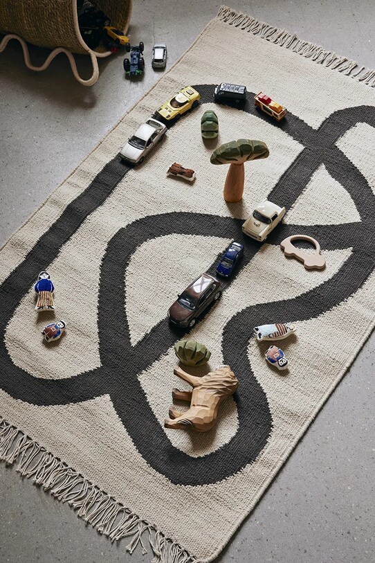 Хлопковый ковёр ferm LIVING Lane мультиколор 1104268276