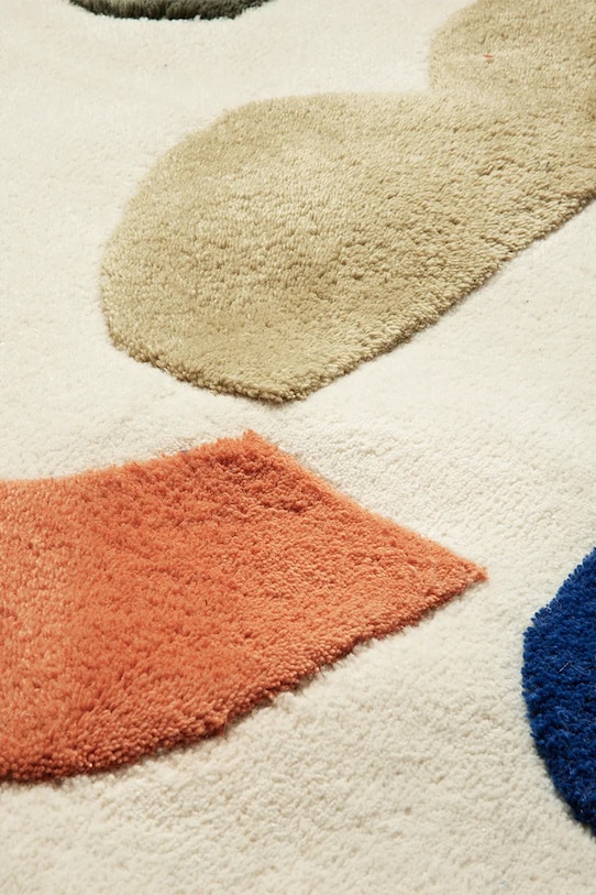 ferm LIVING dywan wełniany 1104269836 beżowy AA00