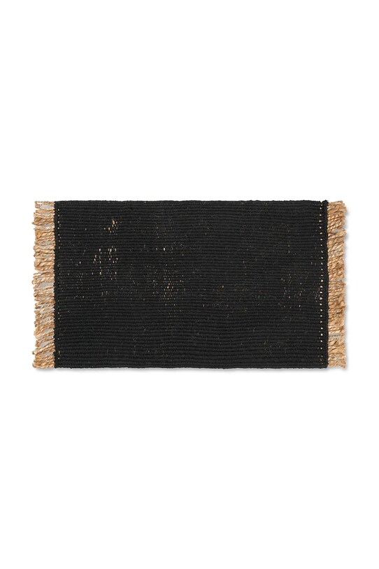 Koberec ferm LIVING Block Mat čierna 1104264784
