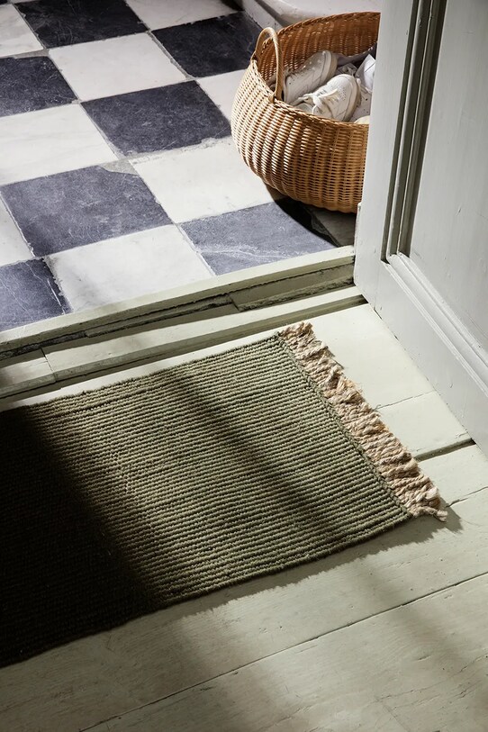 Koberec ferm LIVING Block Mat 1104264785 zelená AA00