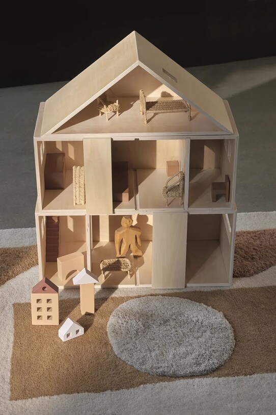 Σαλόνι και υπνοδωμάτιο Μάλλινο χαλί ferm LIVING Bloco 1104269847 πολύχρωμο