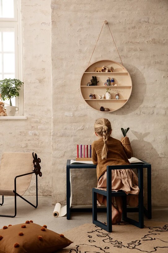 Nappali és hálószoba ferm LIVING szőnyeg World L 1104263281 bézs