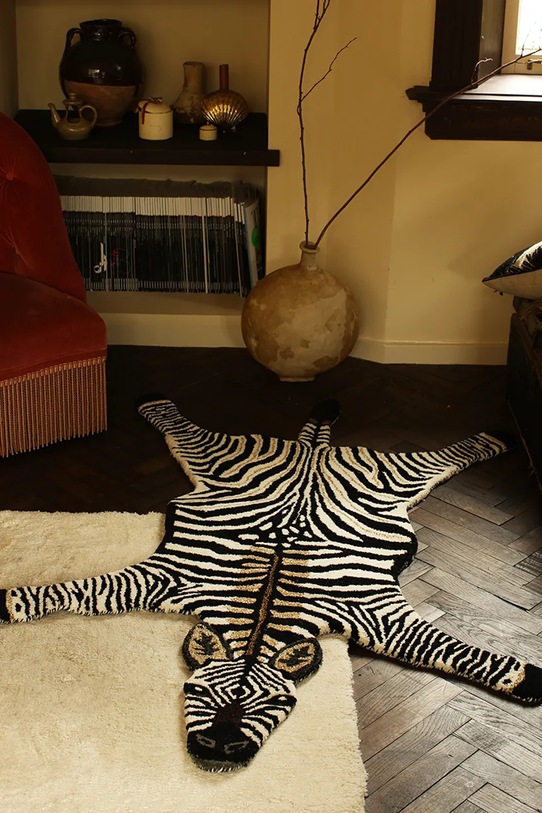 Doing Goods gyapjú szőnyeg Stripey Zebra L 1.45.10.074.900.5 többszínű