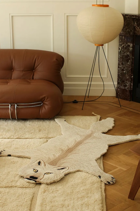 Doing Goods gyapjú szőnyeg Woozy Wolf Rug Large 1.45.10.078.020.5