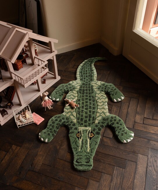 Вовняний килим Doing Goods Coolio Crocodile S 1.45.10.038.060.3