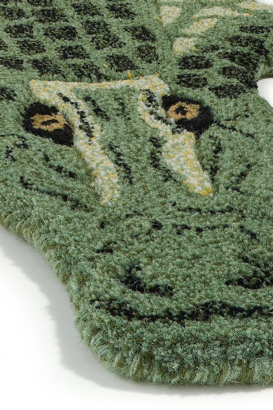 Nappali és hálószoba Doing Goods gyapjú szőnyeg Coolio Crocodile S 1.45.10.038.060.3 zöld