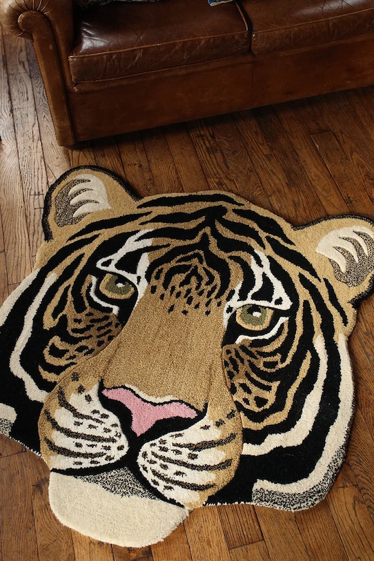 Living și dormitor Doing Goods covor de lână Rajah Tiger Head 1.45.10.071.080.5 multicolor