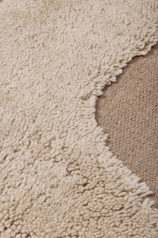 ferm LIVING dywan wełniany Alley Wool Rug 1104266308 brązowy AA00