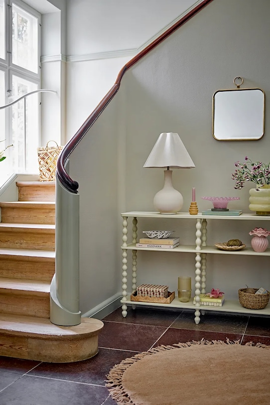 Salon i sypialnia Bloomingville dywan wełniany Lenea 110 cm 82052949 brązowy