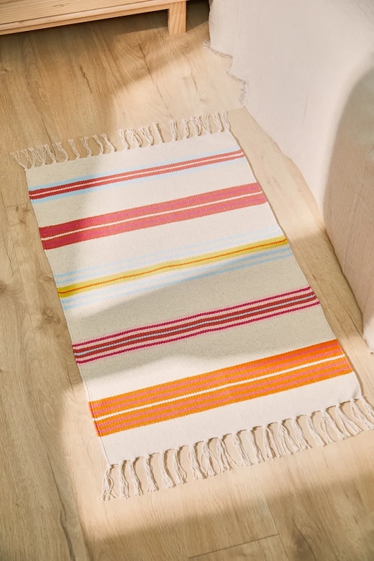 Calma House tappeto in cotone Alfombra 60 x 90 cm multicolore PERU.90.MUL