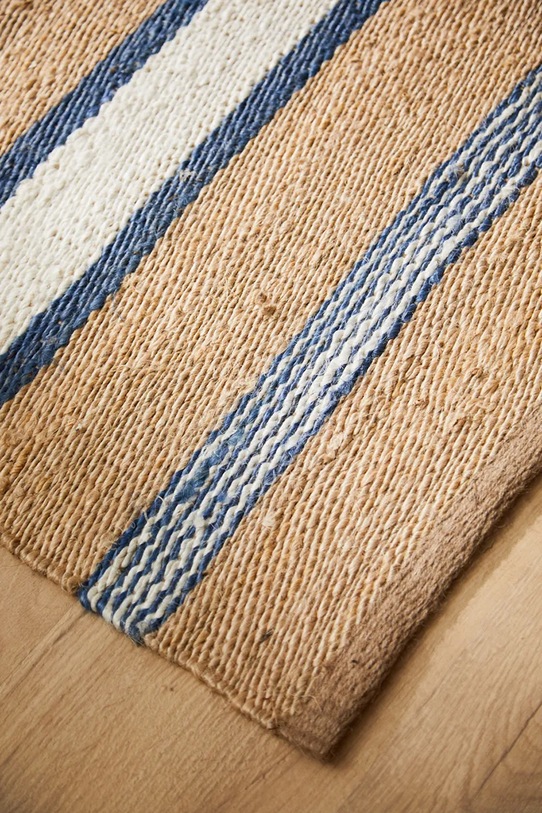Гостиная и спальня Хлопковый ковёр Calma House Alfombra 60 x 190 cm BRUN.190.AZU мультиколор