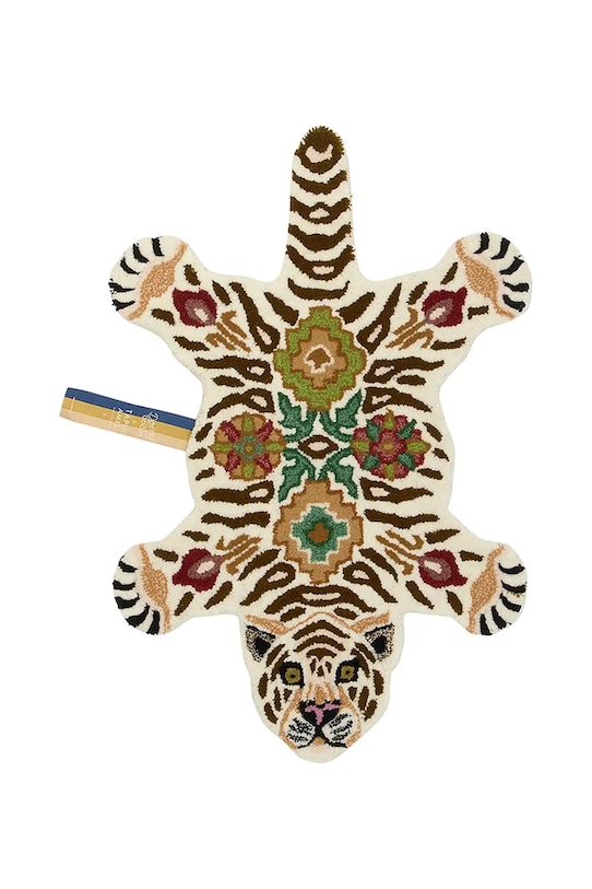 Doing Goods dywan wełniany Jill Tiger 90 x 63 x 2 cm multicolor 1.45.10.141.020.2