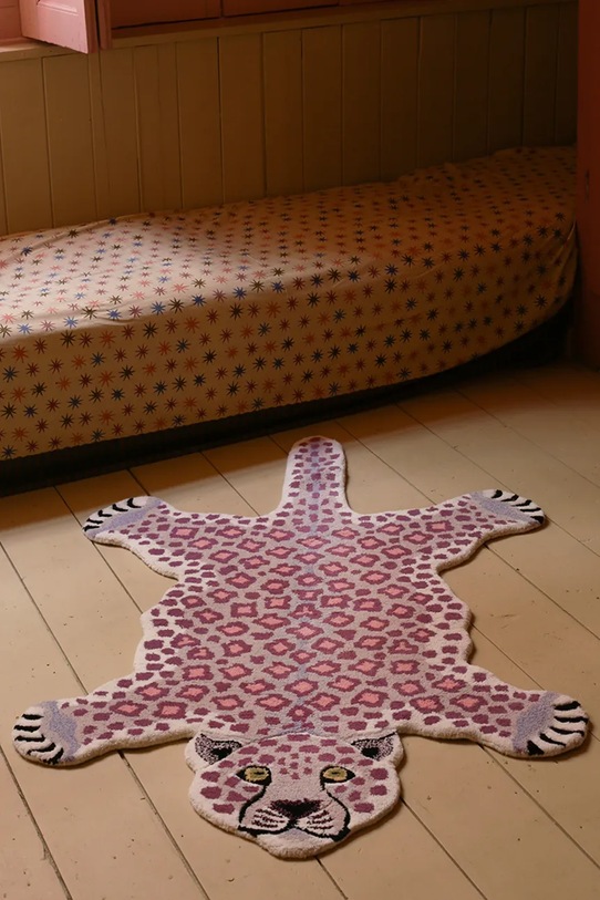 Doing Goods dywan wełniany Lilly Leopard 155 x 93 x 2 cm multicolor 1.45.10.104.040.5