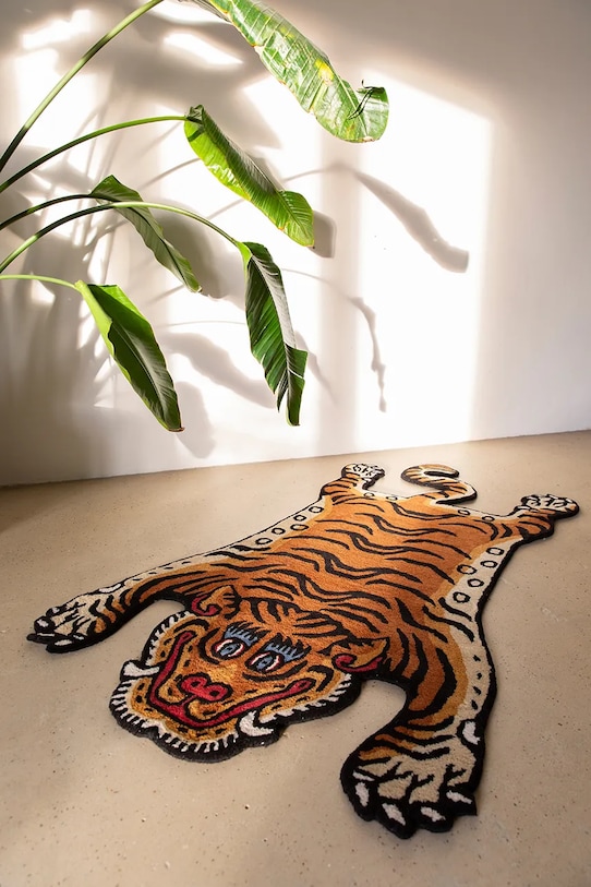 Salon i sypialnia Bongusta dywan wełniany Tiger 115 x 190 cm BON03.001 multicolor