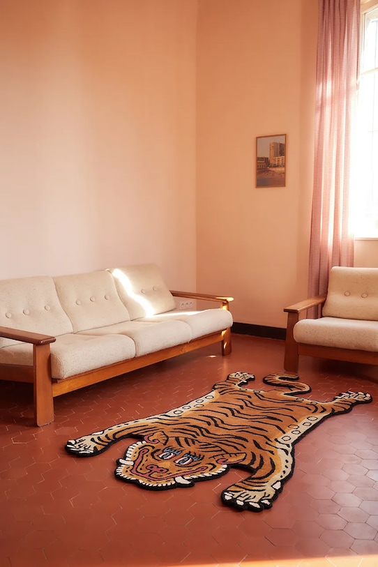 Bongusta dywan wełniany Tiger 115 x 190 cm BON03.001 multicolor