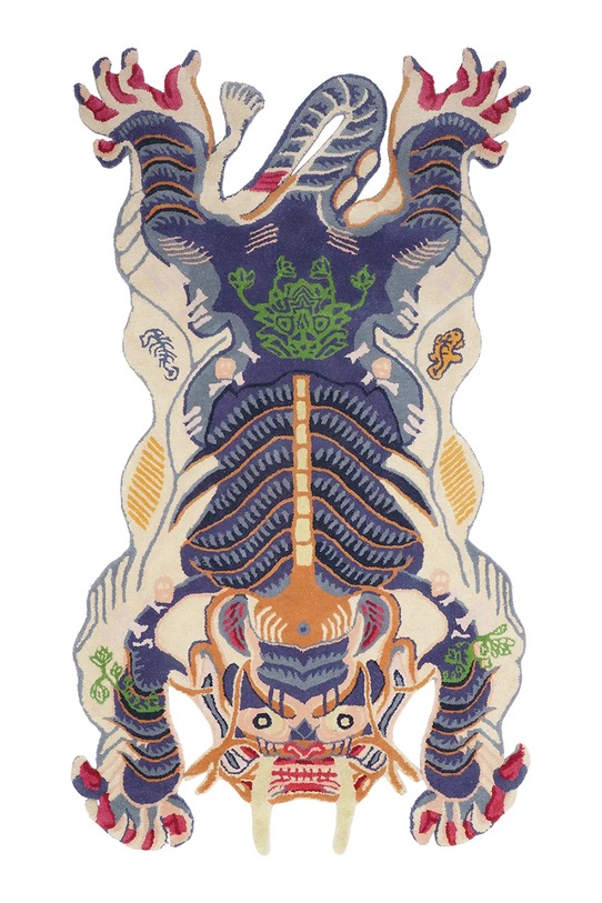 Bongusta dywan wełniany Dragon 110 x 200 cm multicolor BON05.002